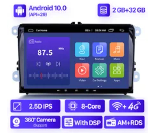 안드로이드 올인원 카오디오 내비 이미지