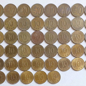 구10원 동전 1971년 부터 2006년 까지 28종 4세트 112개 입니다. 이미지