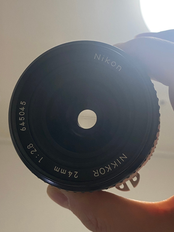 니콘 nikon mf AI 24mm f/2.8 수동 렌즈 이미지