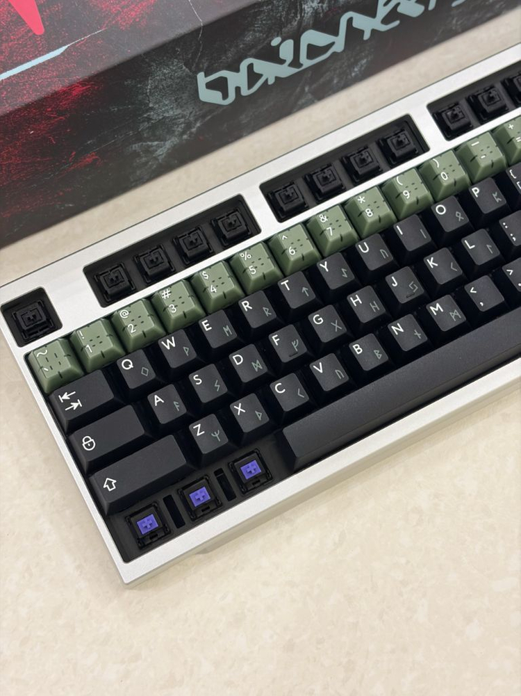 바이온렌자 bias de 실버 wk 커스텀키보드 택포 이미지