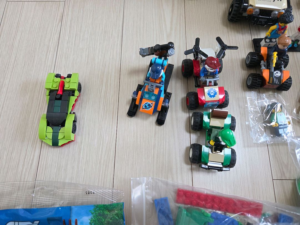 레고 쥬라기 시티 자동차 닌자고 스타워즈 등 벌크 미피 일괄 이미지