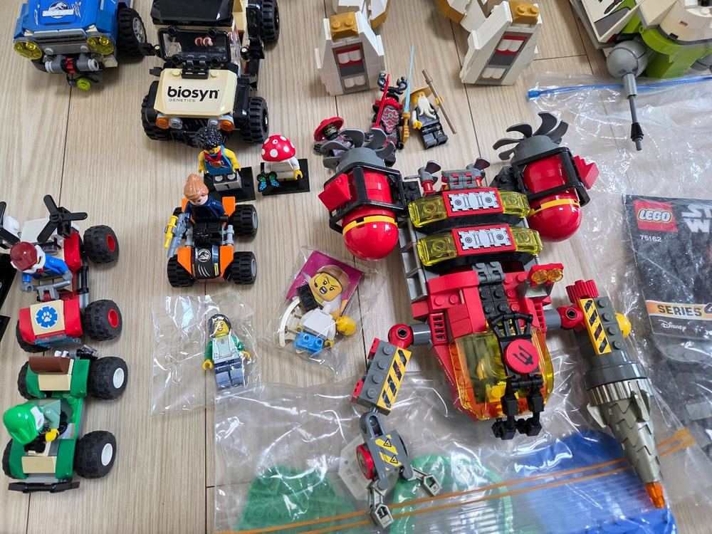 레고 쥬라기 시티 자동차 닌자고 스타워즈 등 벌크 미피 일괄 이미지