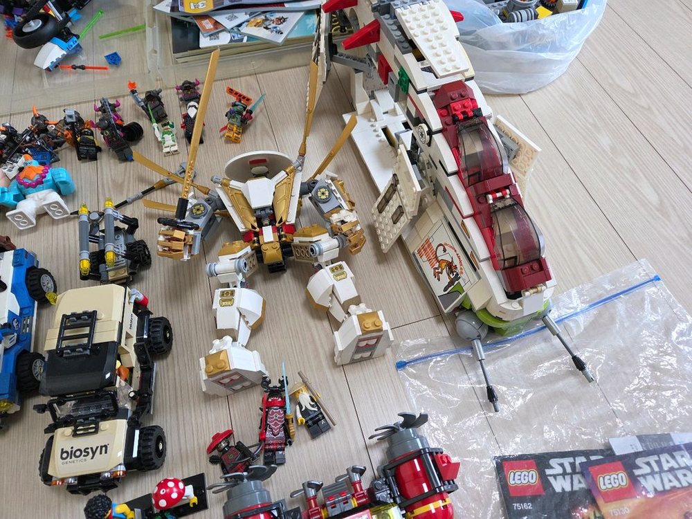 레고 쥬라기 시티 자동차 닌자고 스타워즈 등 벌크 미피 일괄 이미지