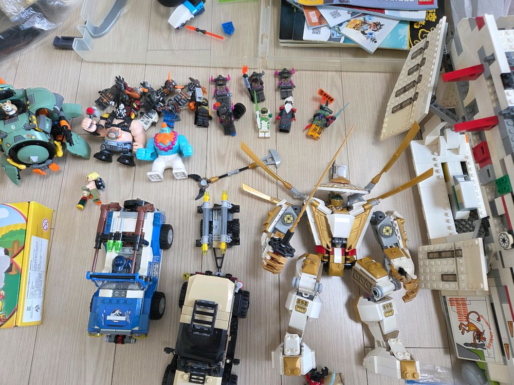 레고 쥬라기 시티 자동차 닌자고 스타워즈 등 벌크 미피 일괄 이미지