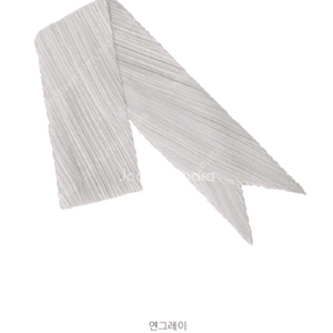 이세이미야케 플리츠플리즈 베이직 스카프 라이트그레이 새상품 이미지