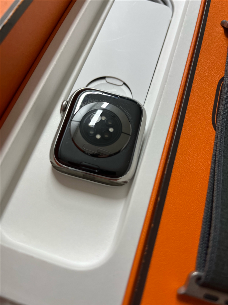 애플워치7에르메스 45mm 실버 배터리96프로 이미지