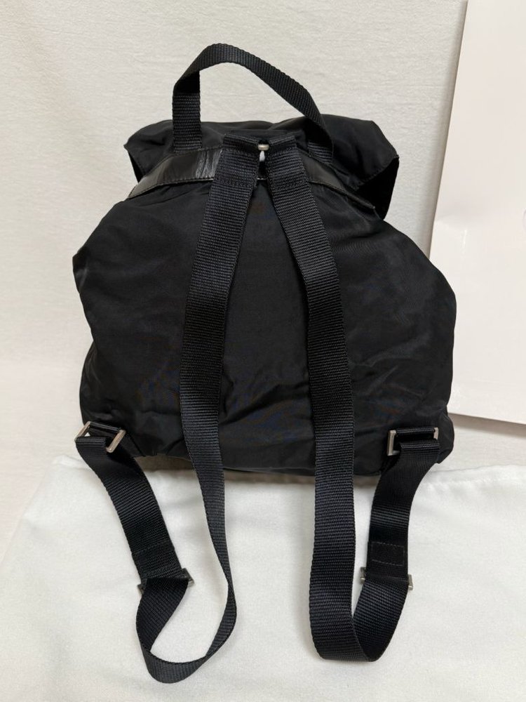 정품 프라다 포코노 나일론 투포켓 백팩 블랙 미디움 이미지