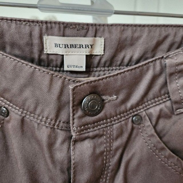 120호 (6y) 116cm 버버리 키즈 면바지 이미지