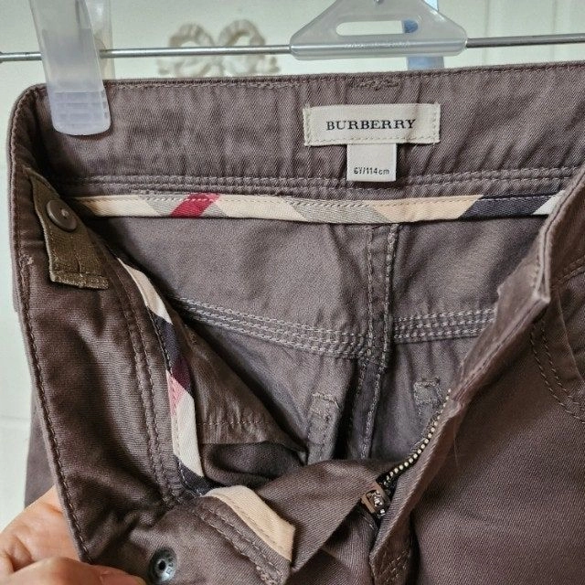120호 (6y) 116cm 버버리 키즈 면바지 이미지