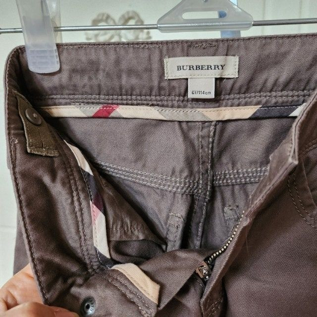 120호 (6y) 116cm 버버리 키즈 면바지 이미지