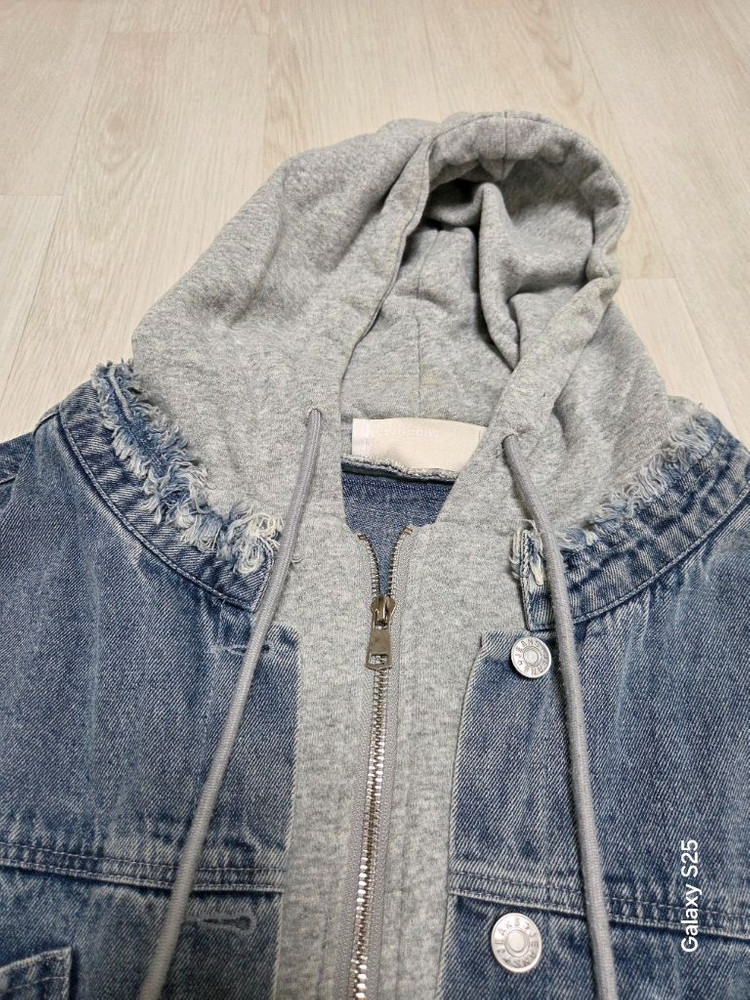 데님후드집업자켓 free 이미지