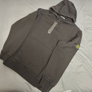 스톤아일랜드 코튼 플리스 후드 후드티 블랙 XXXL 사이즈 3XL 새제품 스톤 761564151-V0029 이미지