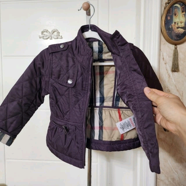 (100호) 3y 버버리칠드런 퀼팅 누빔 자켓 이미지