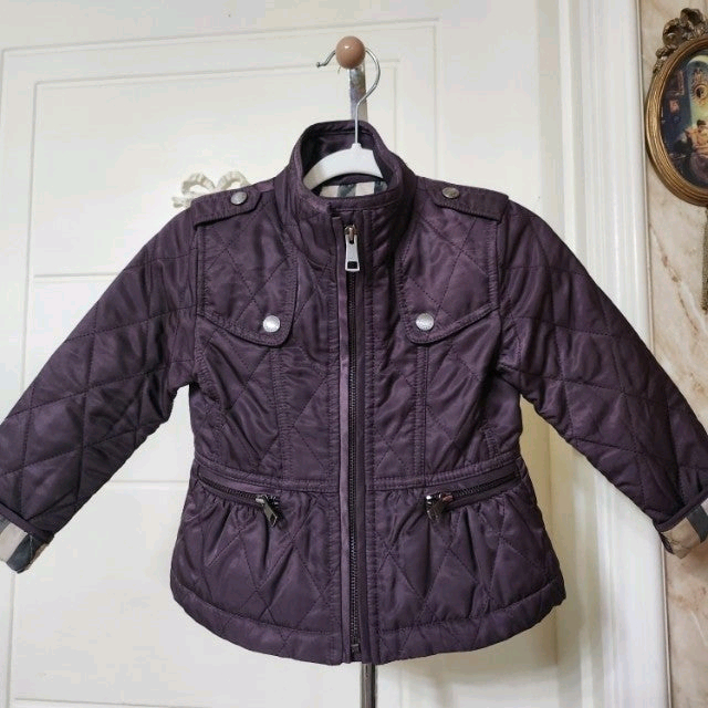 (100호) 3y 버버리칠드런 퀼팅 누빔 자켓 이미지