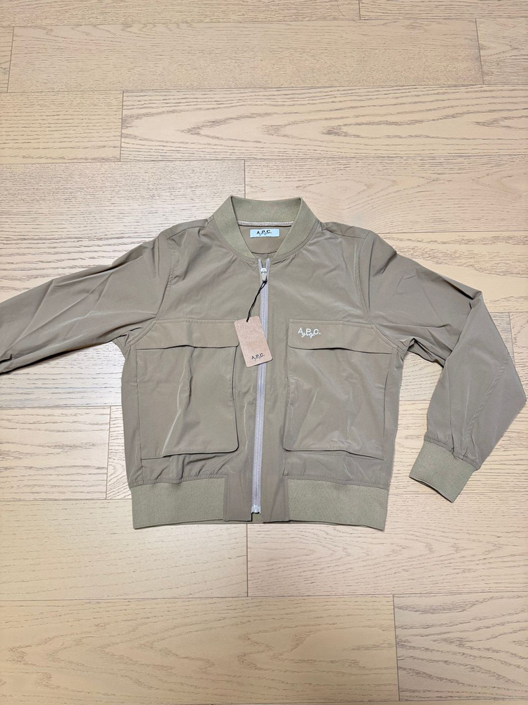 아페쎄골프 여성봄버 자켓 화이트,베이지 이미지