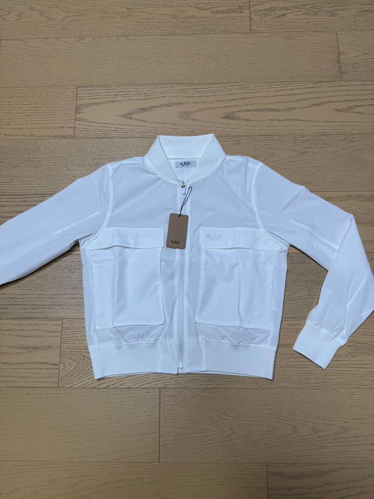 아페쎄골프 여성봄버 자켓 화이트,베이지 이미지