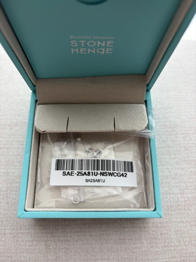 스톤헨지 러브듀엣 SA25A81U 실버 목걸이 새것 이미지