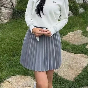 아페쎄골프 주름 스커트 블랙,그레이 이미지