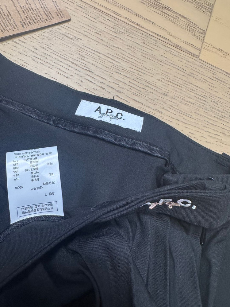 아페쎄골프 주름 스커트 블랙,그레이 이미지