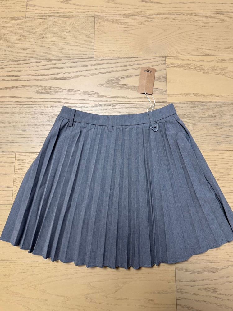 아페쎄골프 주름 스커트 블랙,그레이 이미지