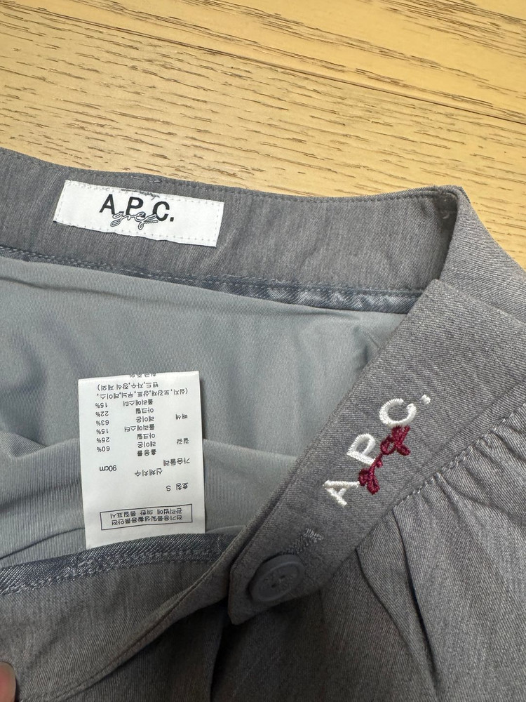 아페쎄골프 주름 스커트 블랙,그레이 이미지