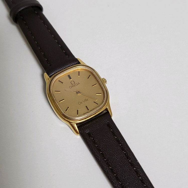 오메가 드빌쿼츠 빈티지 시계 미니 이미지