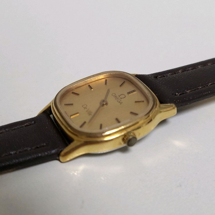 오메가 드빌쿼츠 빈티지 시계 미니 이미지