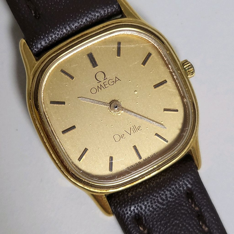 오메가 드빌쿼츠 빈티지 시계 미니 이미지