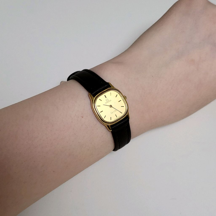 오메가 드빌쿼츠 빈티지 시계 미니 이미지