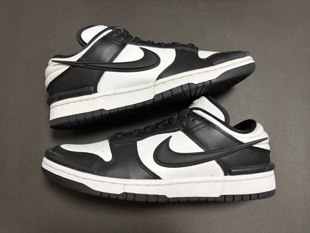 [280] 나이키 우먼스 덩크 로우 트위스트 블랙 앤 화이트 이미지