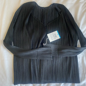 플리츠플리즈 기본 가디건 새상품 블랙3 이미지