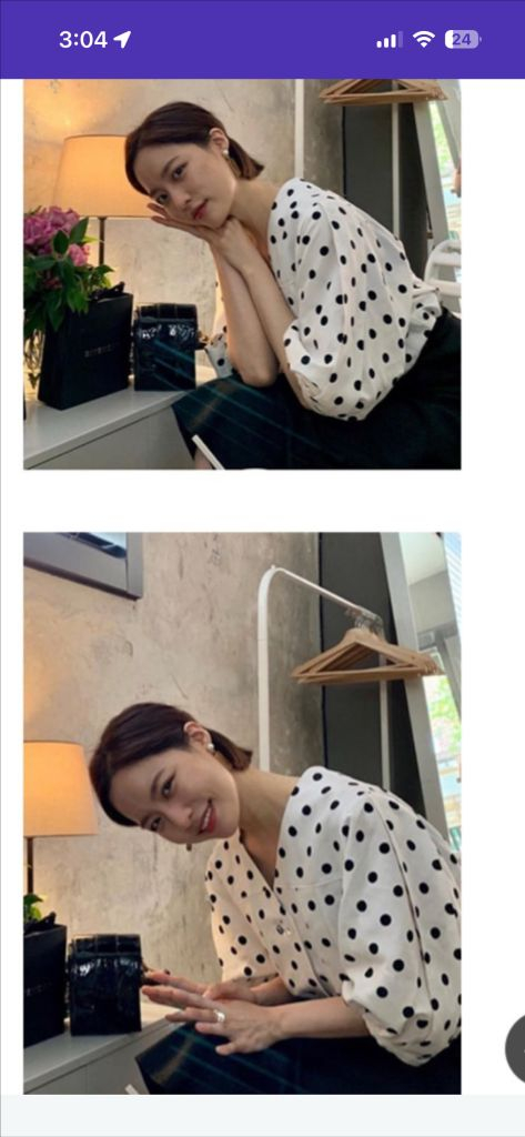 보카바카 이사벨 도트 블라우스 이미지