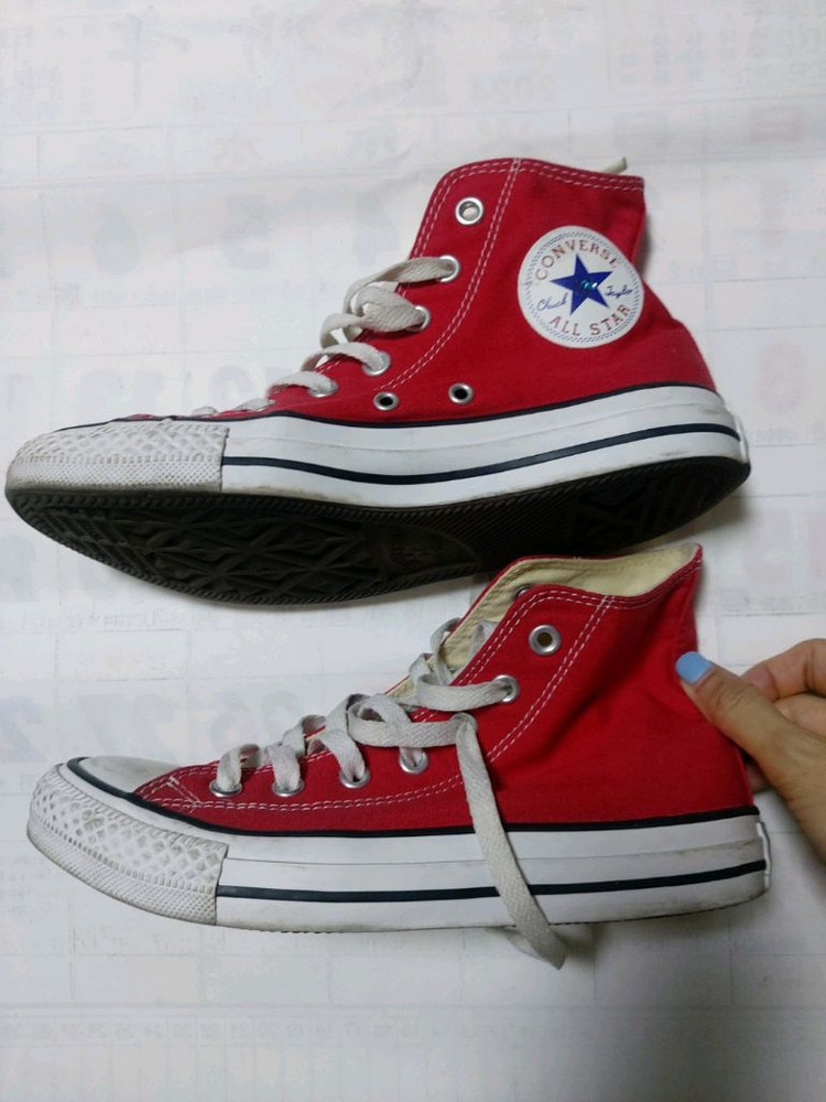 여성 컨버스운동화 하이탑스니커즈240 사이즈 이미지
