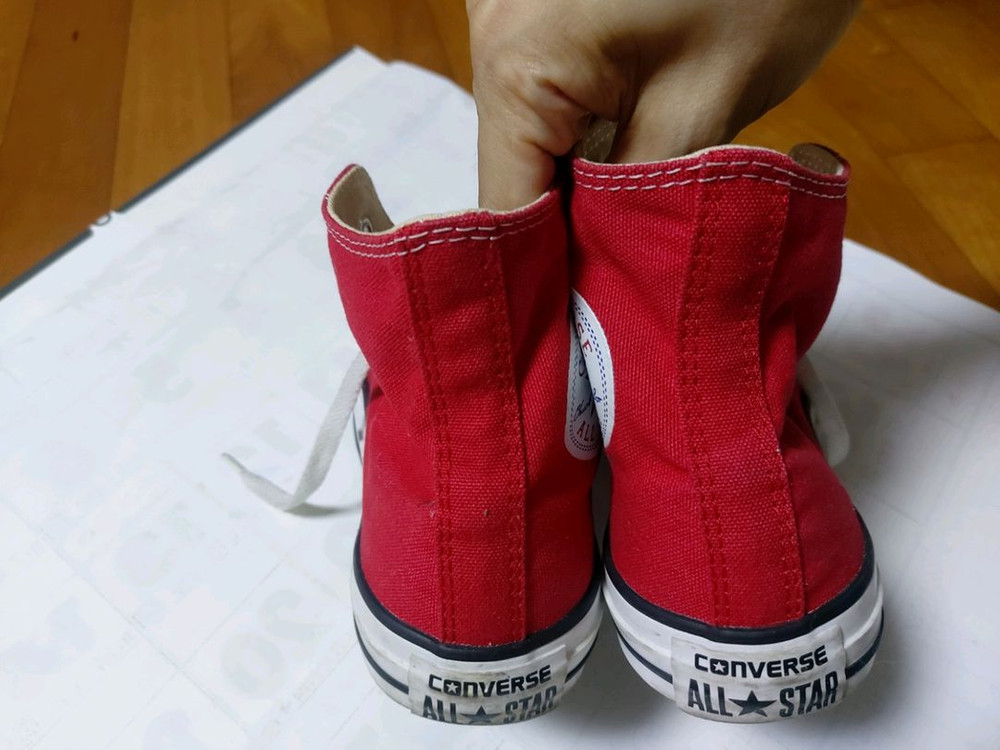 여성 컨버스운동화 하이탑스니커즈240 사이즈 이미지