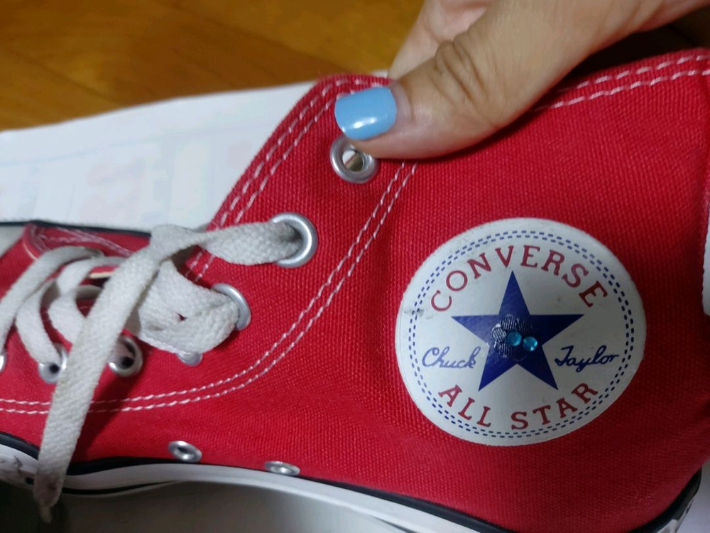 여성 컨버스운동화 하이탑스니커즈240 사이즈 이미지