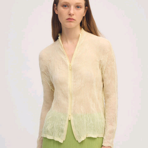 이세이미야케 쉬폰트위스트 탑&가디건,플리츠플리즈 이미지