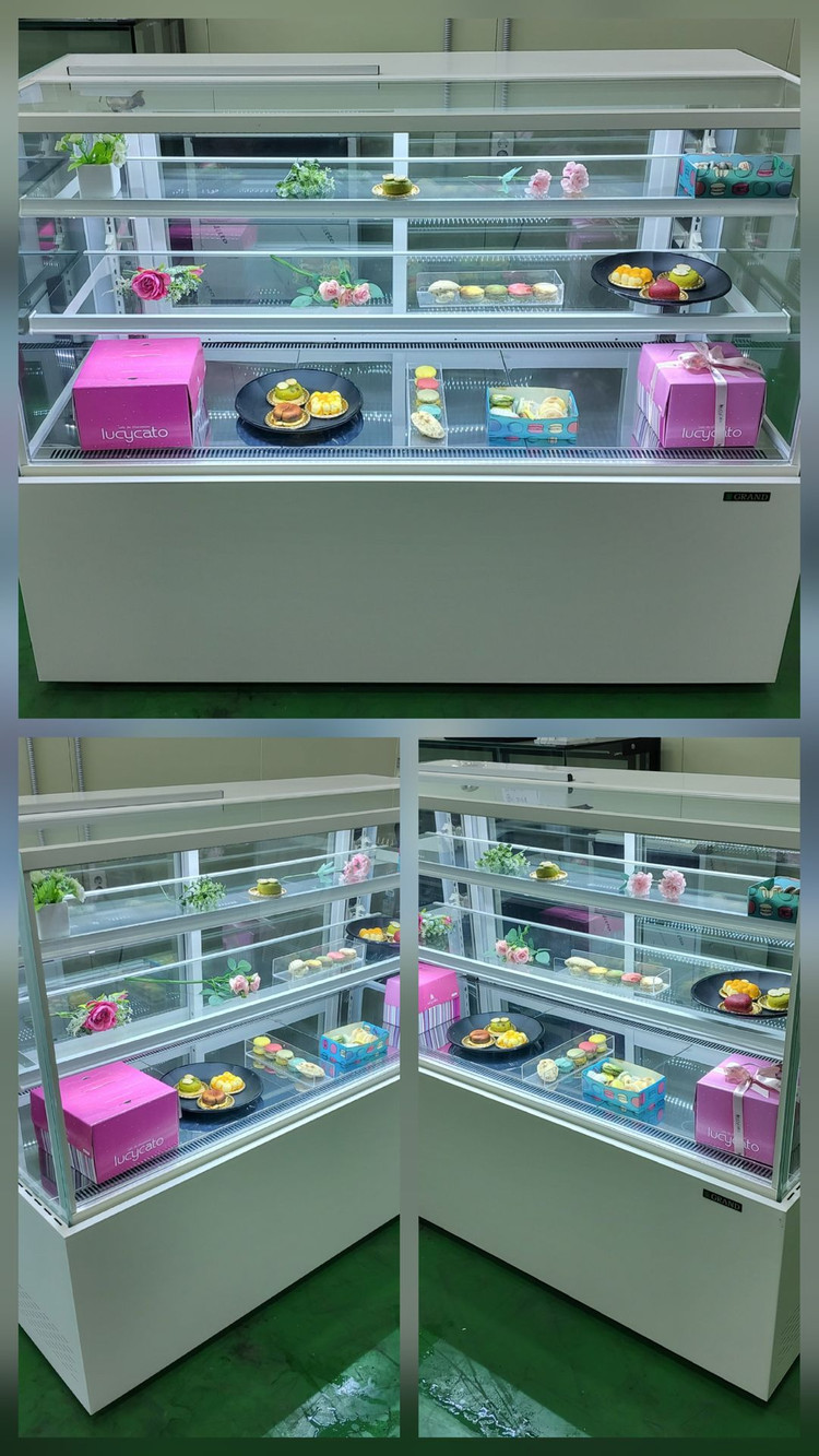 정육 숙성 반찬 케잌 베이커리 디저트 냉동냉장 쇼케이스 이미지