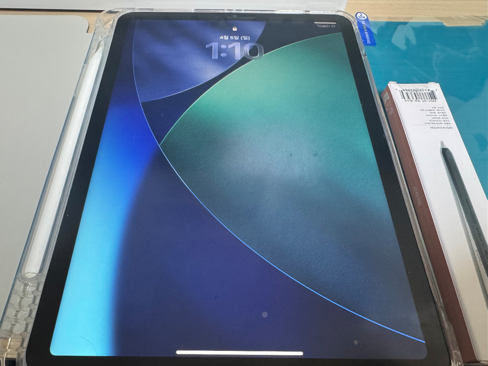 아이패드 에어4 스카이블루 wifi 64g(애플펜슬 2세대 포함) 이미지