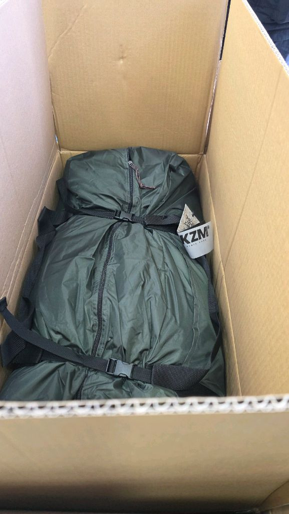 카즈미 알비온 폴대 텐트(올리브카키) 팝니다. 개봉만한 미사용 제품. 이미지