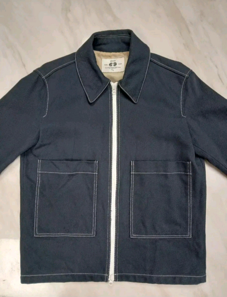 [새상품급 남여공용] BELIER 벨리에 네이비컬러 카라 자켓 M/3 사이즈 (에피로그 k2 코오롱스포츠) 이미지