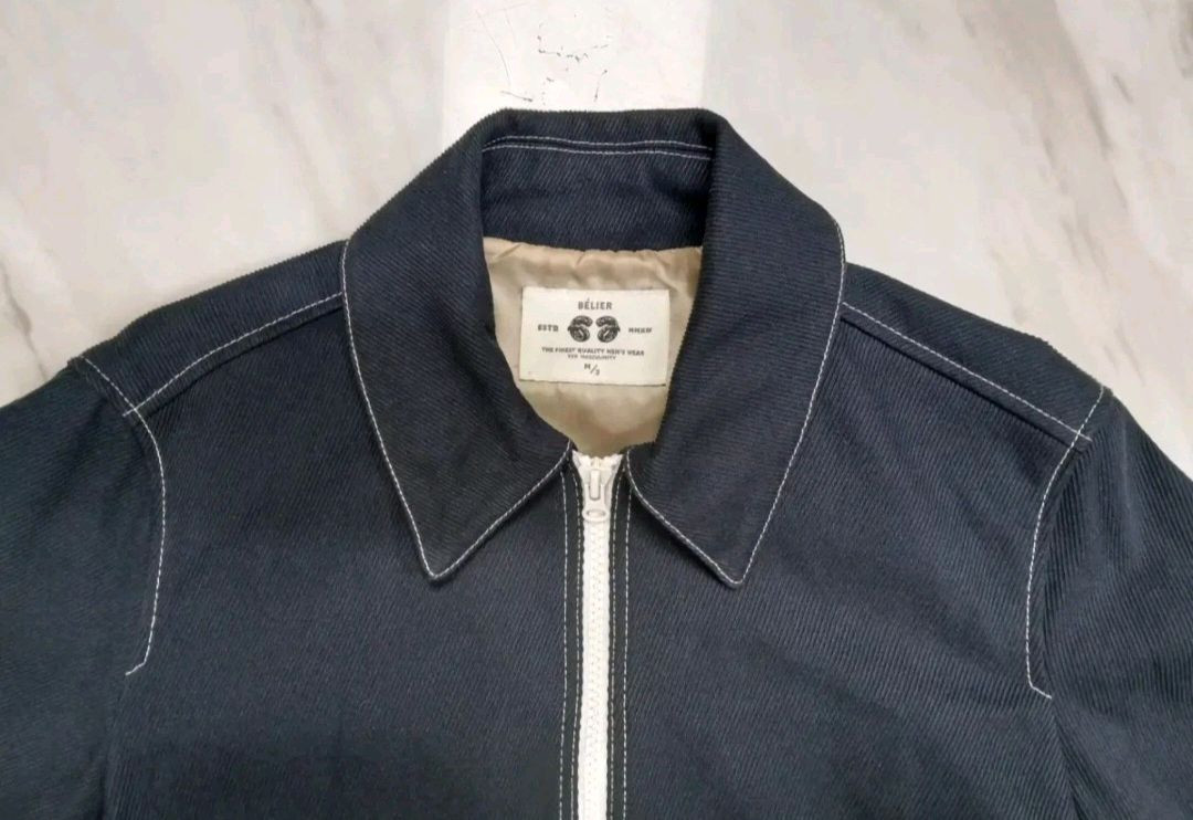 [새상품급 남여공용] BELIER 벨리에 네이비컬러 카라 자켓 M/3 사이즈 (에피로그 k2 코오롱스포츠) 이미지