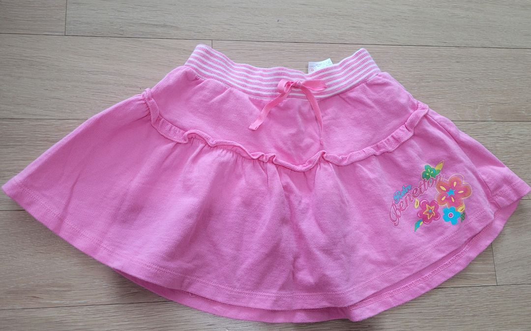 베베드피노 체리 베네통 치마 상하복 100사이즈 일괄 이미지