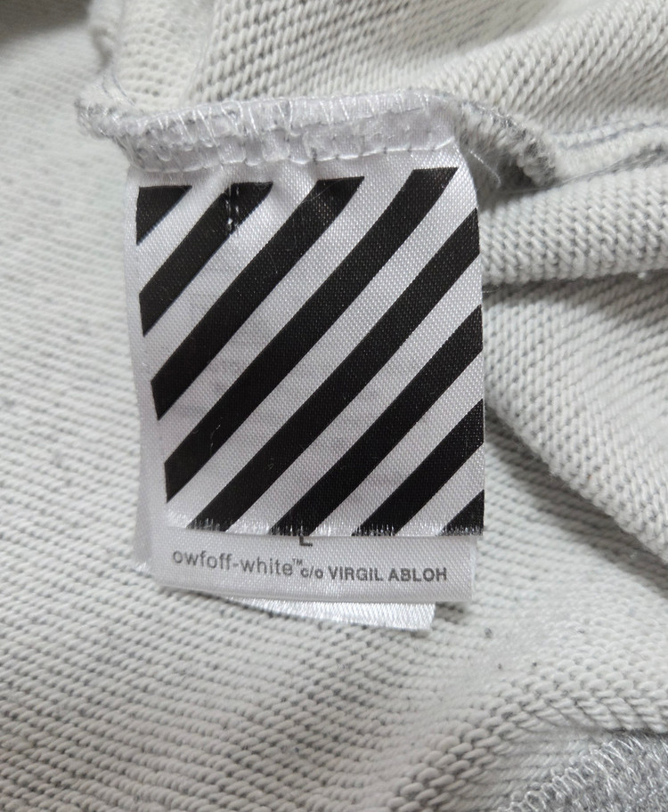 오프화이트 애로우 프린트 후드집업 이미지