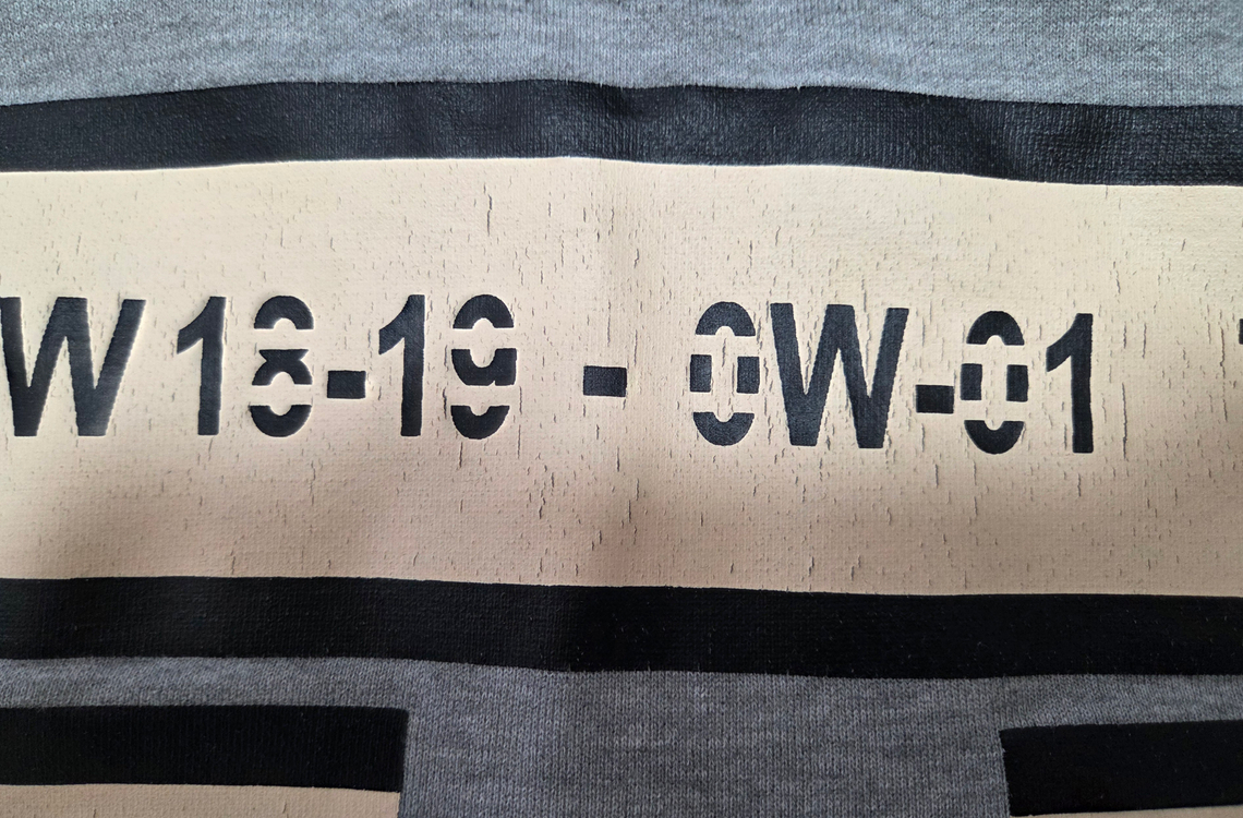 오프화이트 애로우 프린트 후드집업 이미지