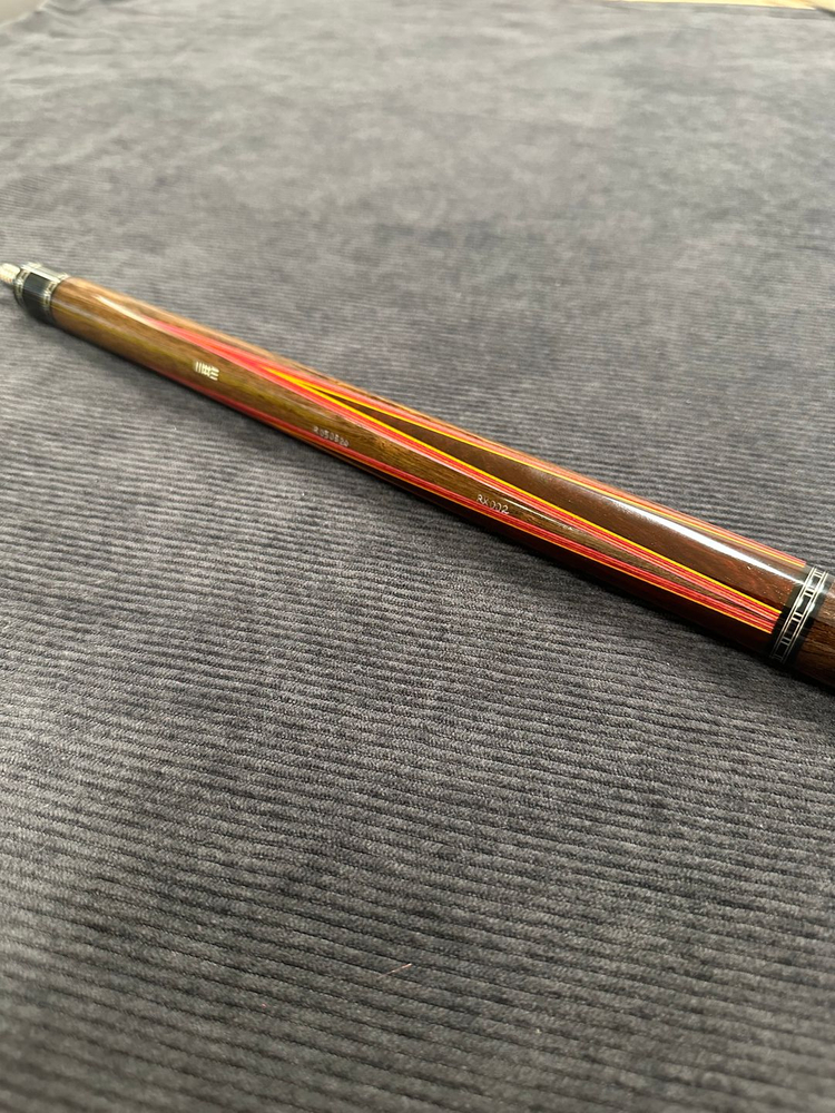 미츠이가와 죠몬 홍목 4검 하기 당구 큐 이미지