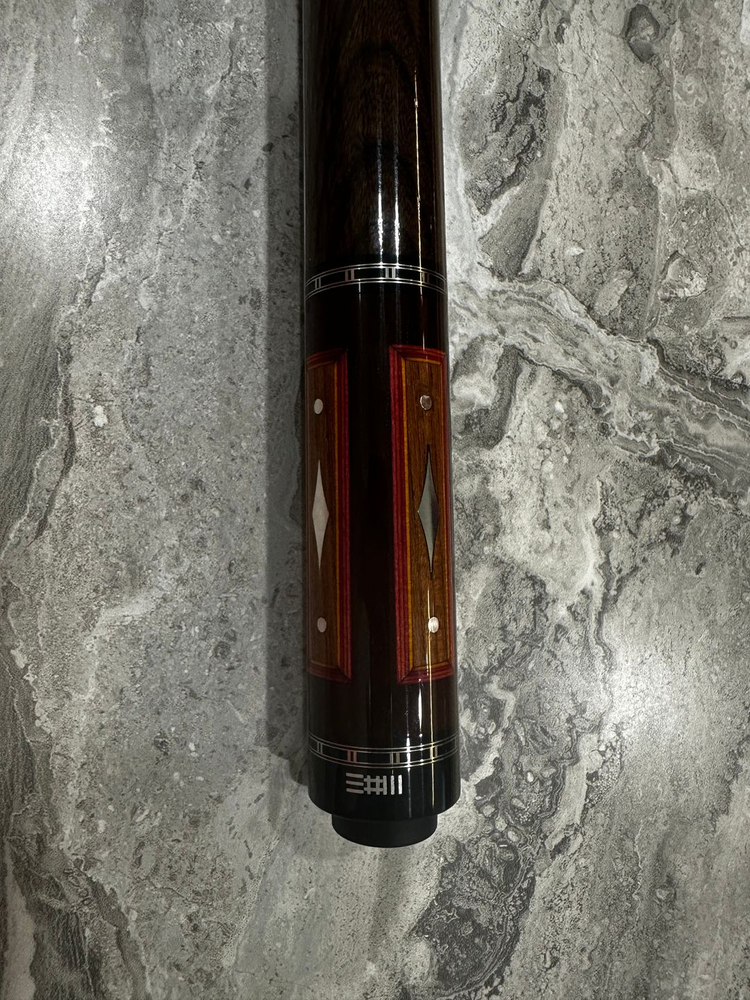 미츠이가와 죠몬 홍목 4검 하기 당구 큐 이미지