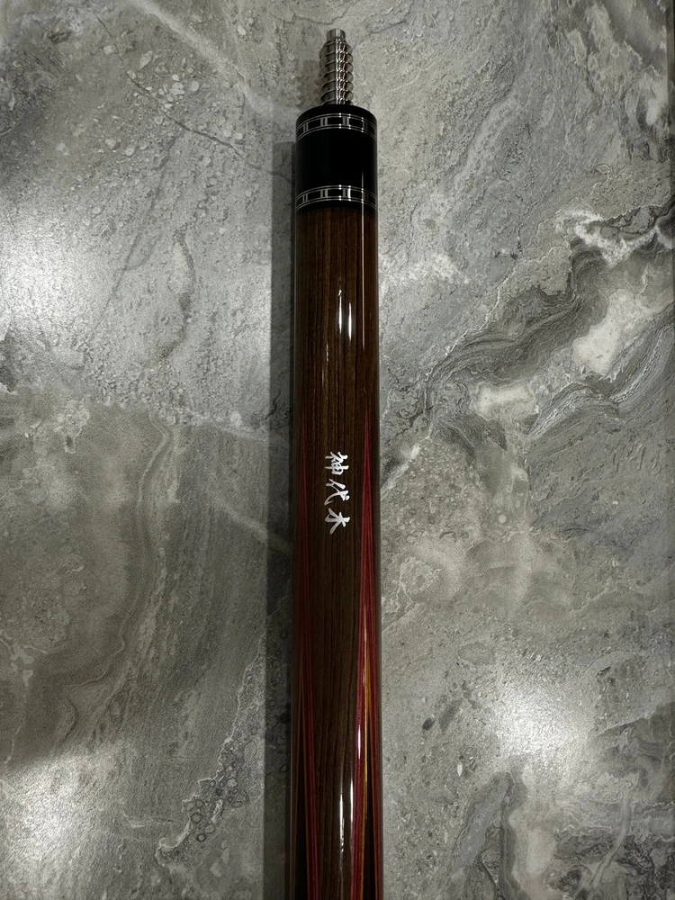 미츠이가와 죠몬 홍목 4검 하기 당구 큐 이미지