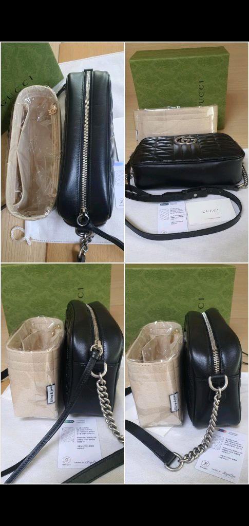 구찌 마몽 크로스백/숄더백 스몰 새상품급 정품(감정서O)프라다루이비통디올고야드샤넬셀린느보테가생로랑발렌시아가버버리가방 이미지