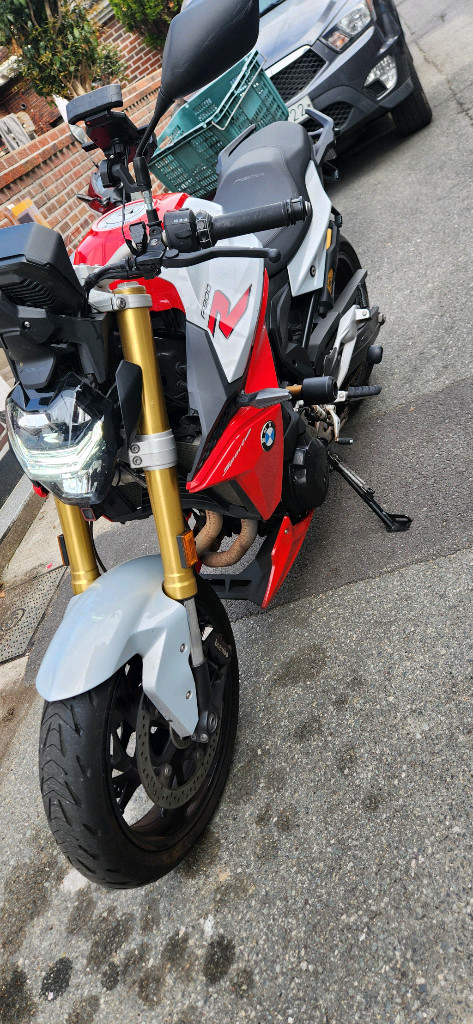 BMW F900R 2021년 3만4천 오토바이 바이크 라이더 스쿠터 네이키드 소리 들으면 뻗음 개인 깔끔 이미지