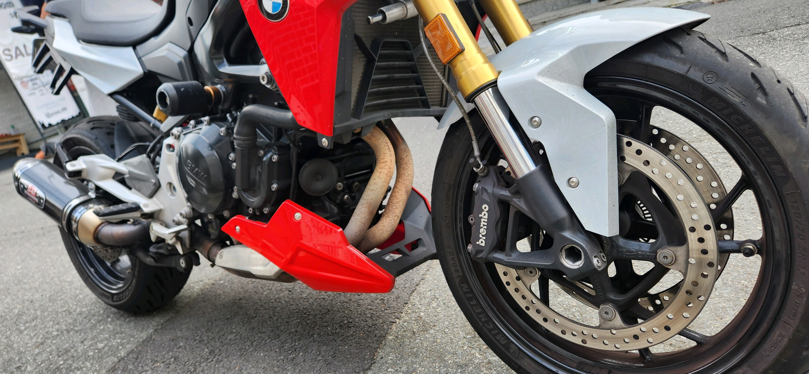 BMW F900R 2021년 3만4천 오토바이 바이크 라이더 스쿠터 네이키드 소리 들으면 뻗음 개인 깔끔 이미지